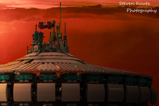 Illustration for article titled Cloud City From Star Wars as a Giant LEGO Build